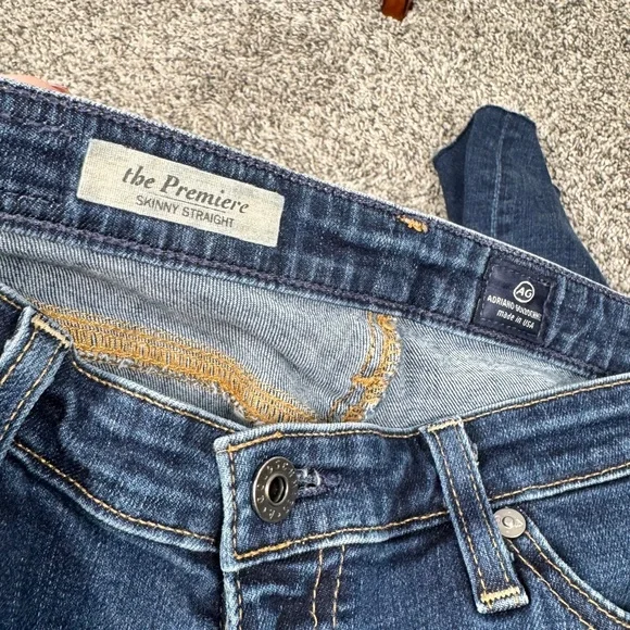 AG Adriano Goldschmied The Premiere Skinny Straight Jean - Picture 5 of 6